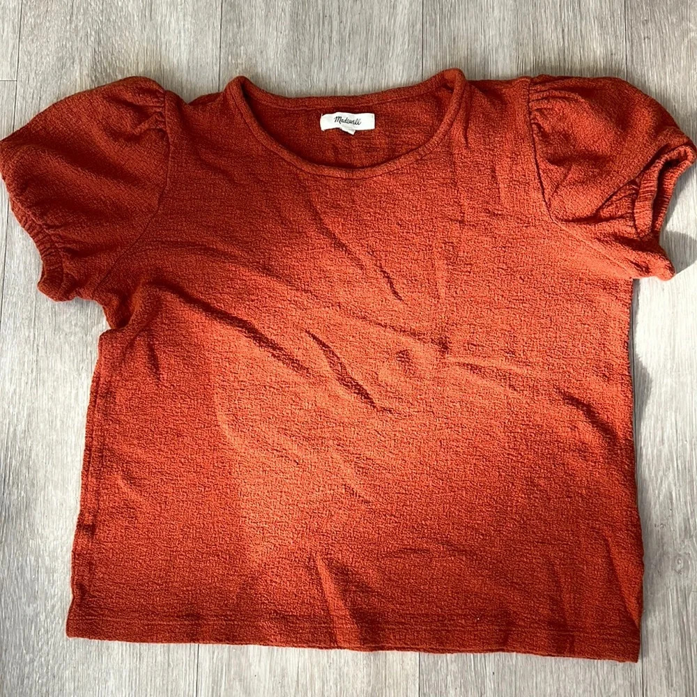 Madewell Puff Sleeve Tee - Picture 2 of 4